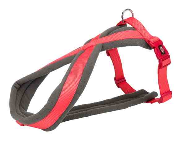 Arnés Premium acolchado, M: 45-80 cm,25 mm, rojo  